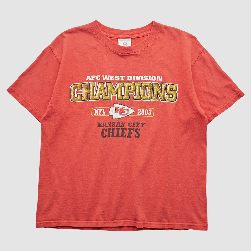 Kansas City Chiefs NFL 2003 T-Shirt - Red Vintage for sale