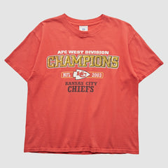 Kansas City Chiefs NFL 2003 T-Shirt - Red Vintage for sale