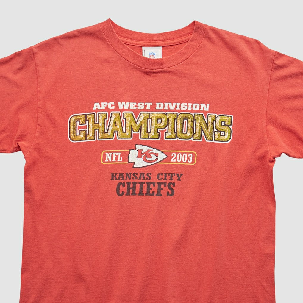 Kansas City Chiefs NFL 2003 T-Shirt - Red Vintage for sale