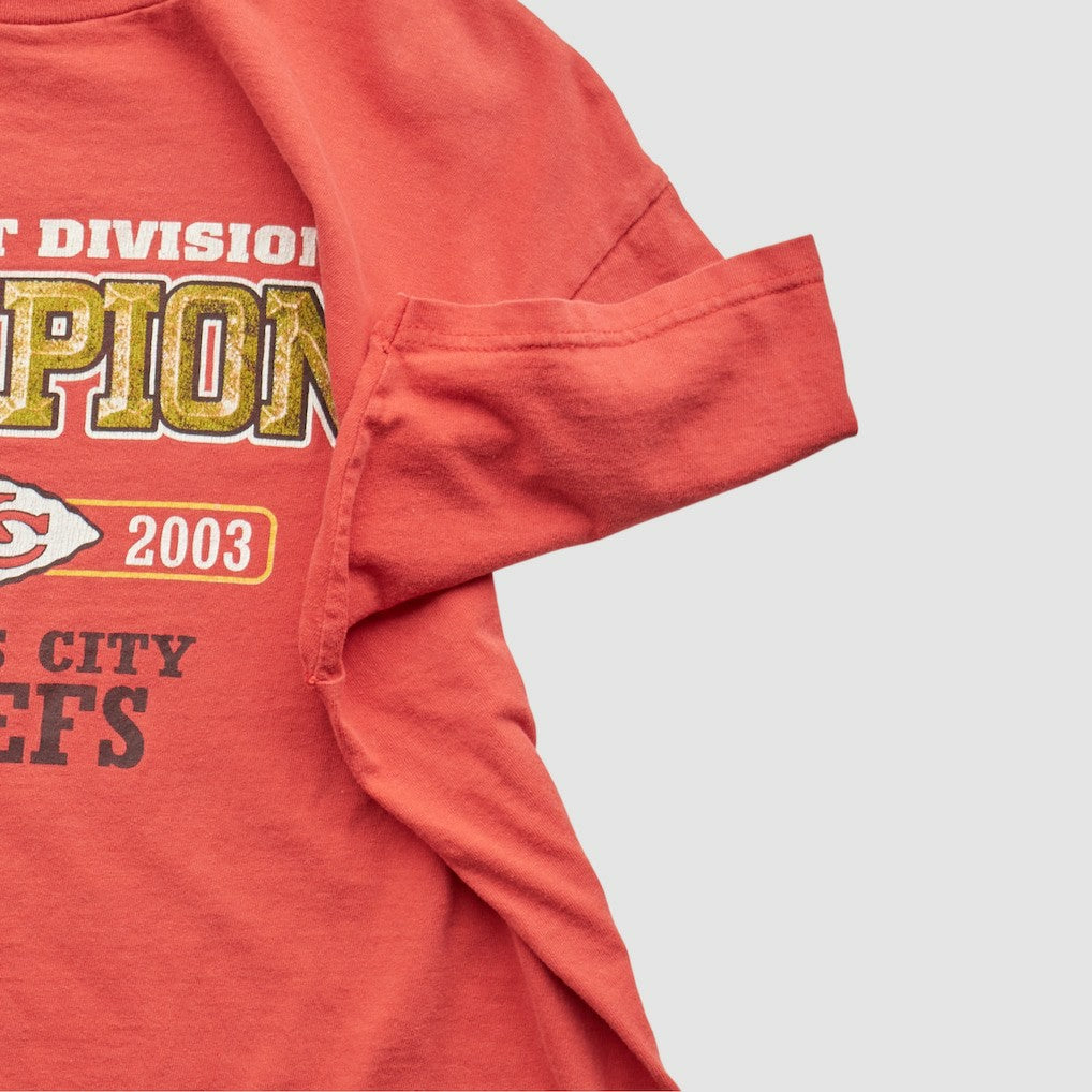 Kansas City Chiefs NFL 2003 T-Shirt - Red Vintage for sale