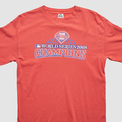 Philadelphia Phillies 2008 Long Sleeve T-Shirt - Red Vintage