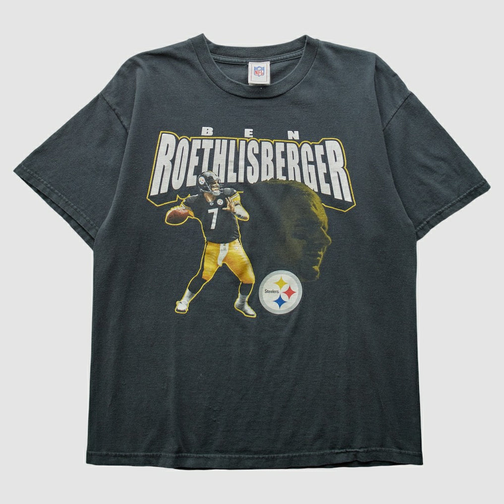Pittsburgh Steelers NFL 2000s T-Shirt - Black Vintage discount
