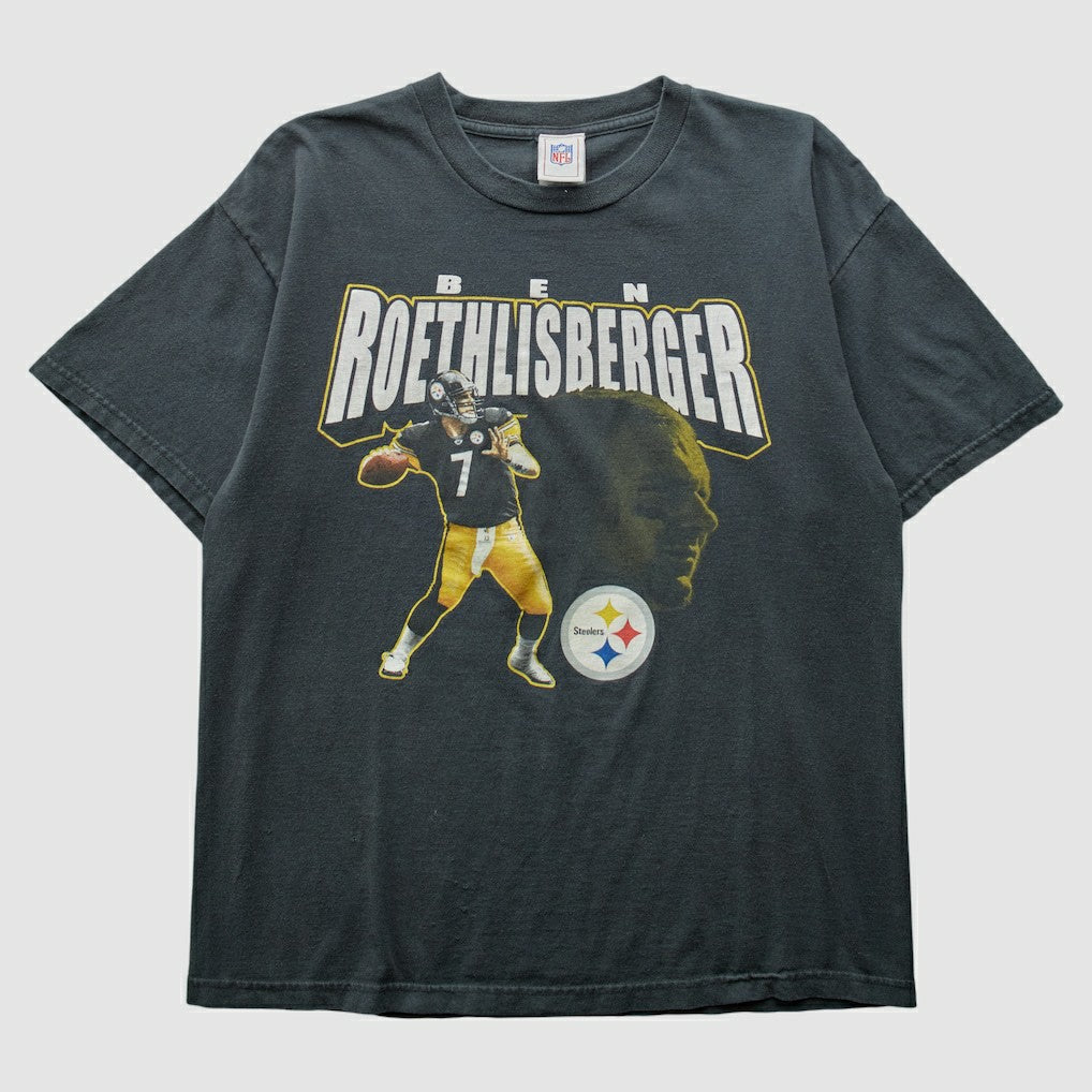 Pittsburgh Steelers NFL 2000s T-Shirt - Black Vintage discount