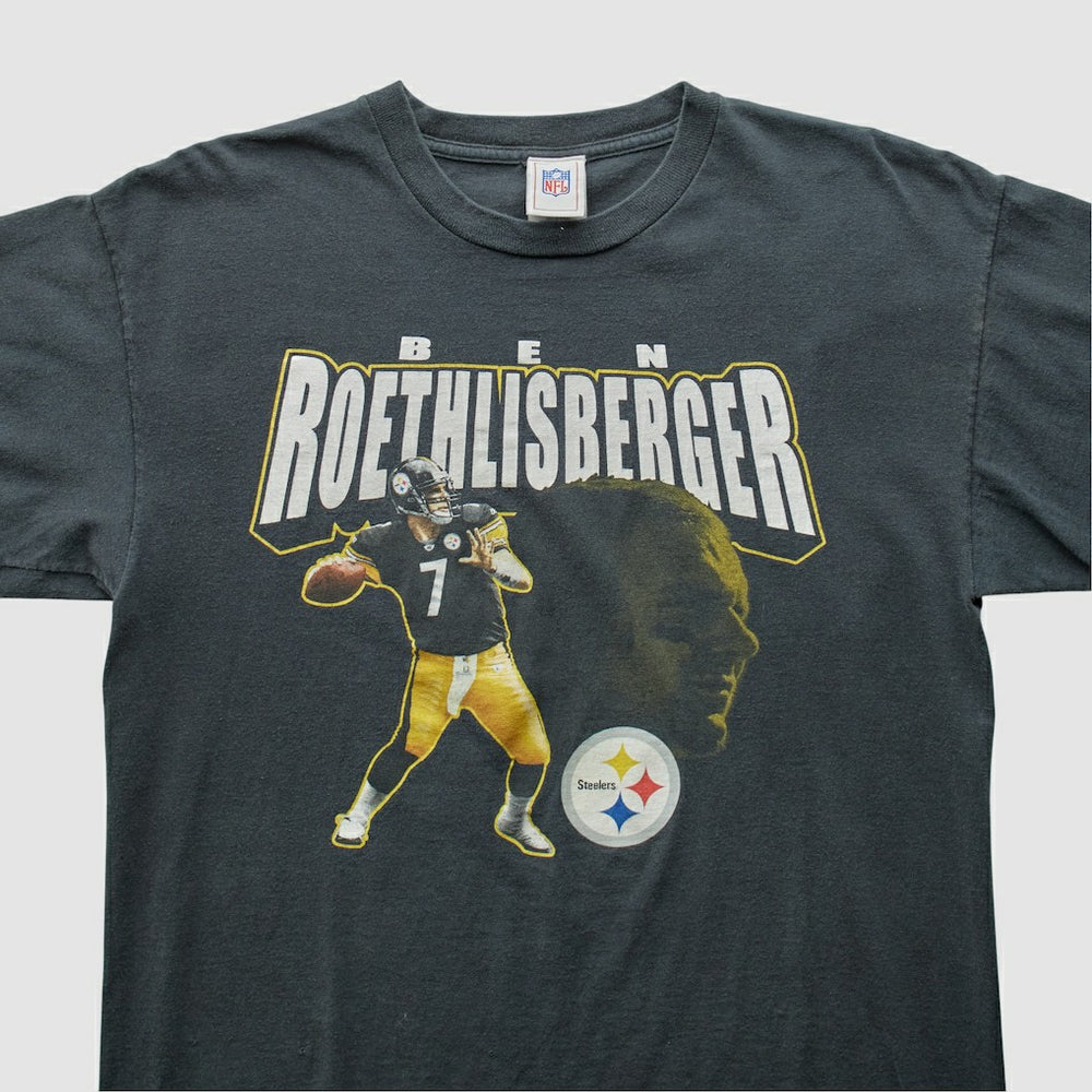 Pittsburgh Steelers NFL 2000s T-Shirt - Black Vintage discount