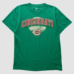 Cincinnati Reds 2000s T-Shirt - Green Vintage