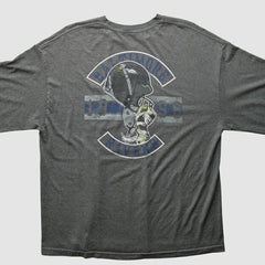 Baltimore Ravens NFL 2010s Long Sleeve T-Shirt - Dark Heather Gray Vintage sale