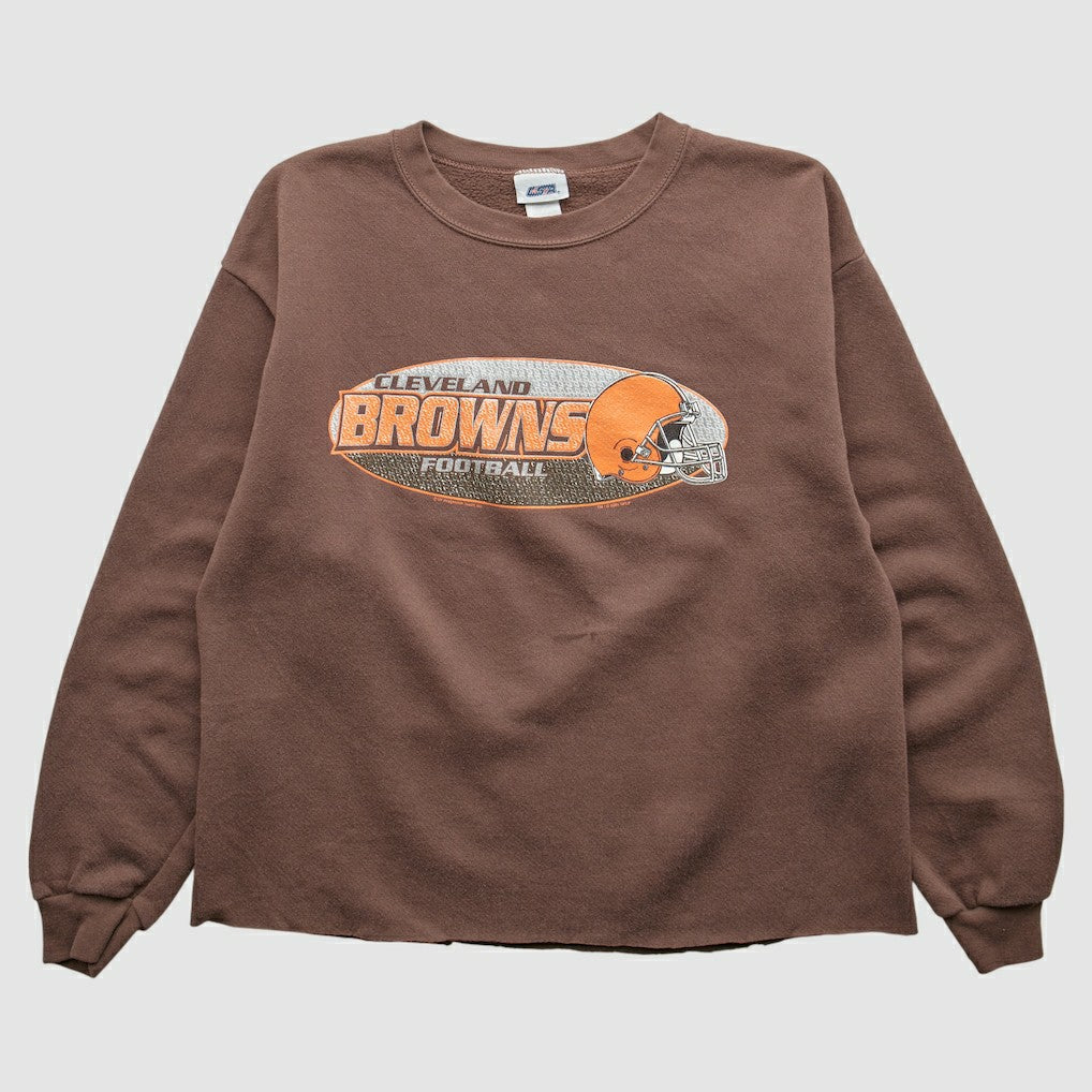 Cleveland Browns 2001 Pullover Sweatshirt - Brown Vintage for sale