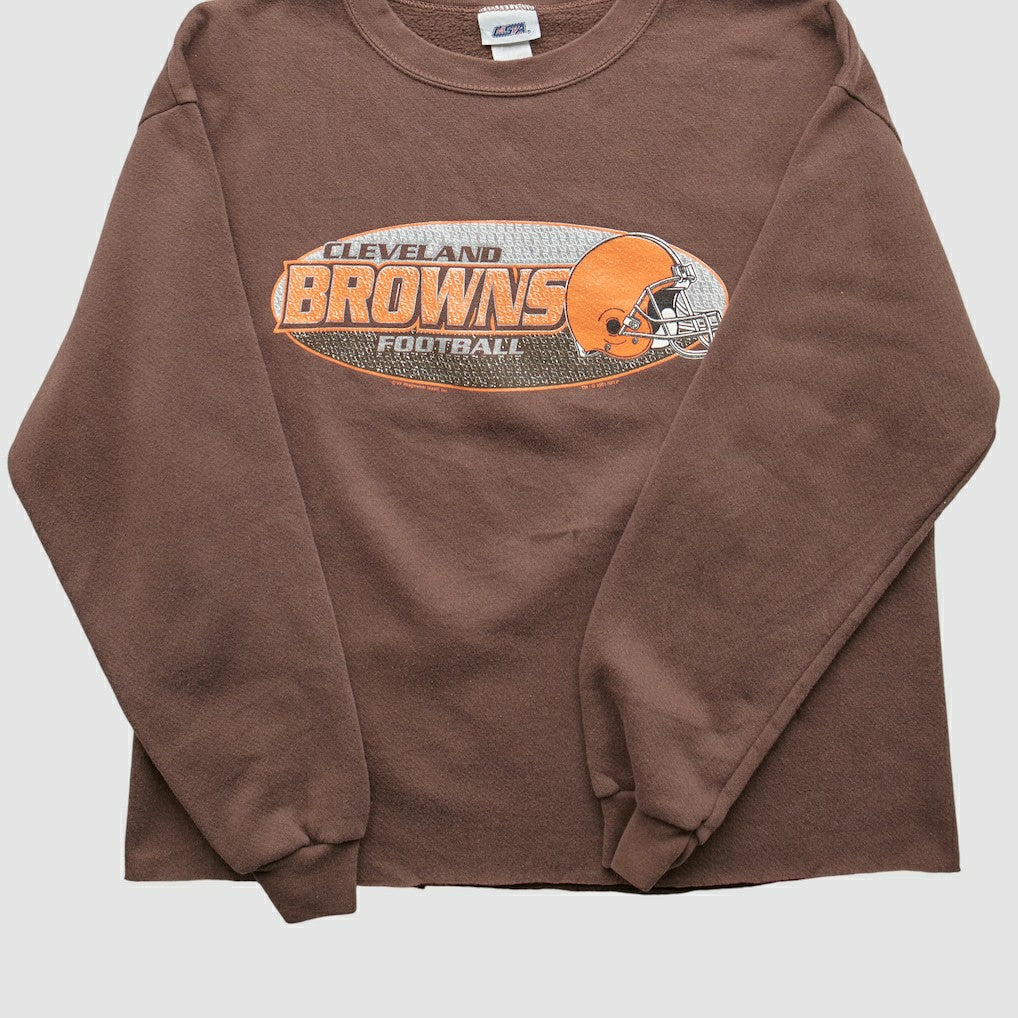 Cleveland Browns 2001 Pullover Sweatshirt - Brown Vintage for sale