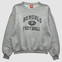 Cincinnati Bengals NFL 2000s Pullover Sweatshirt - Heather Gray Vintage on sale