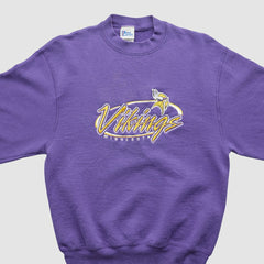 Minnesota Vikings Pro Player 90s Pullover Sweatshirt - Purple Vintage for sale