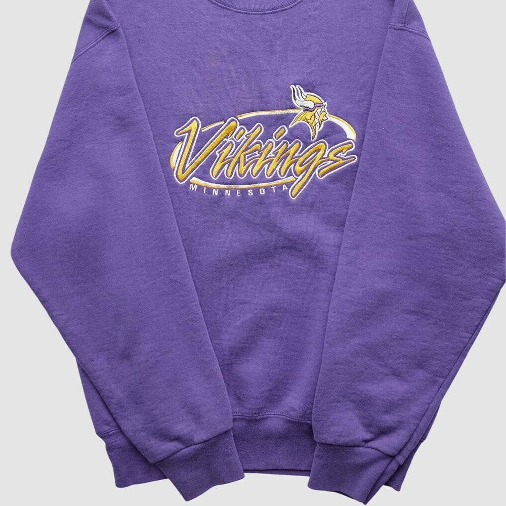 Minnesota Vikings Pro Player 90s Pullover Sweatshirt - Purple Vintage for sale