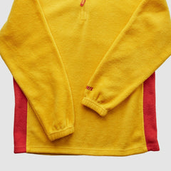 Kansas City Chiefs NFL 2000s 1/4 Zip Sweatshirt - Yellow Vintage discount