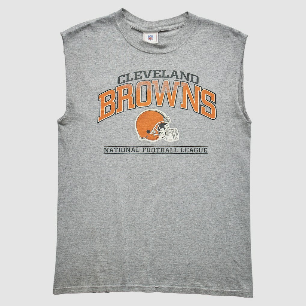 Cleveland Browns 2000s Tank - Heather Gray Vintage for sale