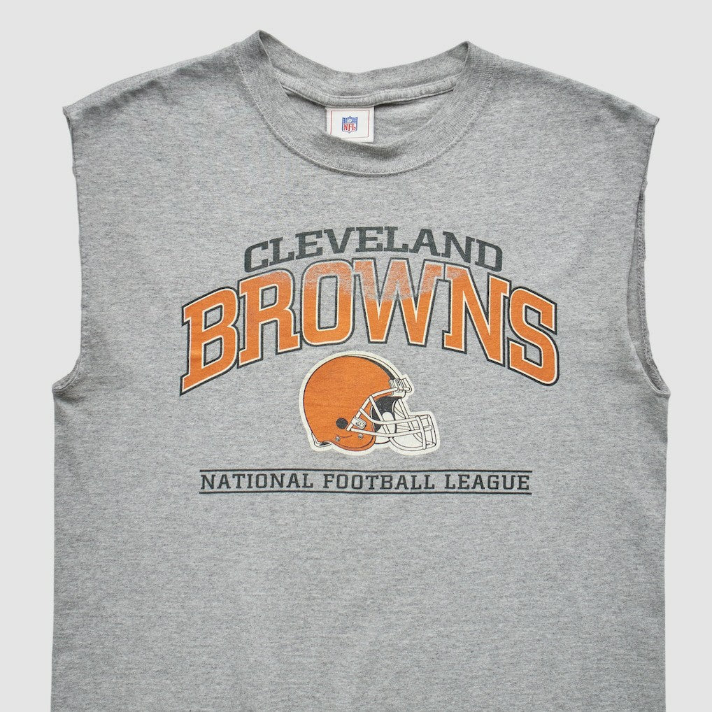 Cleveland Browns 2000s Tank - Heather Gray Vintage for sale