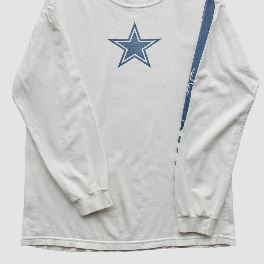 Dallas Cowboys Reebok 2010s Long Sleeve T-Shirt - White Vintage online