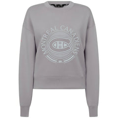 Montreal Canadiens Levelwear Women's Slate & Snow Sponge Tri-Blend Sweatshirt Gray