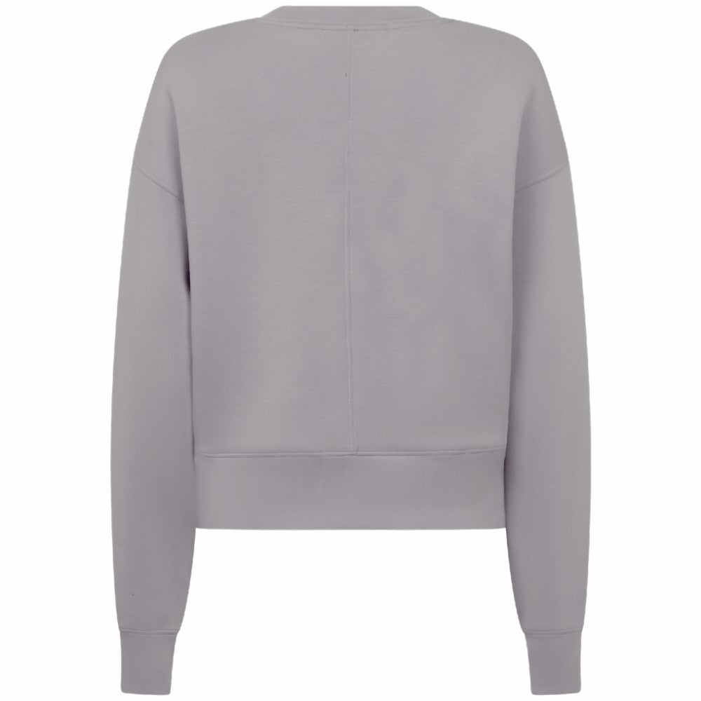 Detroit Red Wings Levelwear Women's Slate & Snow Sponge Tri-Blend Sweatshirt Gray
