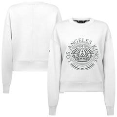 Los Angeles Kings Levelwear Women's Slate & Snow Sponge Tri-Blend Sweatshirt White