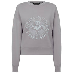 Florida Panthers Levelwear Women's Slate & Snow Sponge Tri-Blend Sweatshirt Gray