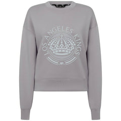Los Angeles Kings Levelwear Women's Slate & Snow Sponge Tri-Blend Sweatshirt Gray