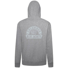 Columbus Blue Jackets Levelwear Podium Chenille Logo Full-Zip Hoodie Gray