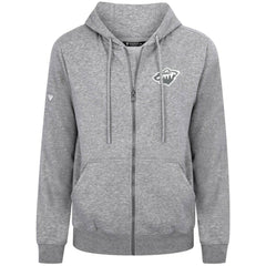 Minnesota Wild Levelwear Podium Banner Arch Full-Zip Hoodie Gray