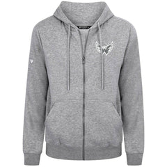 Washington Capitals Levelwear Podium Banner Arch Full-Zip Hoodie Gray