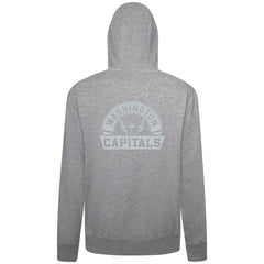 Washington Capitals Levelwear Podium Banner Arch Full-Zip Hoodie Gray