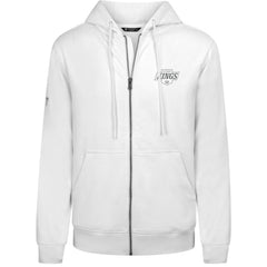 Los Angeles Kings Levelwear Podium Banner Arch Full-Zip Hoodie White
