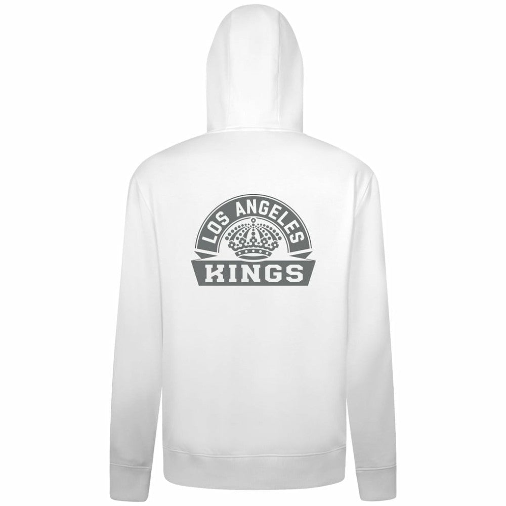Los Angeles Kings Levelwear Podium Banner Arch Full-Zip Hoodie White