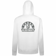 Vegas Golden Knights Levelwear Podium Banner Arch Full-Zip Hoodie White