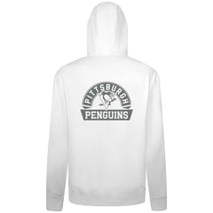 Pittsburgh Penguins Levelwear Podium Banner Arch Full-Zip Hoodie White