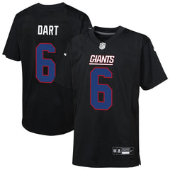 Jaxson Dart New York Giants Youth Fashion Game Jersey - Carbon Black | Nike sale