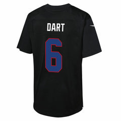 Jaxson Dart New York Giants Youth Fashion Game Jersey - Carbon Black | Nike sale