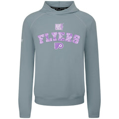 Philadelphia Flyers Levelwear Hockey Fights Cancer Mandate Tri-Blend Hoodie Gray