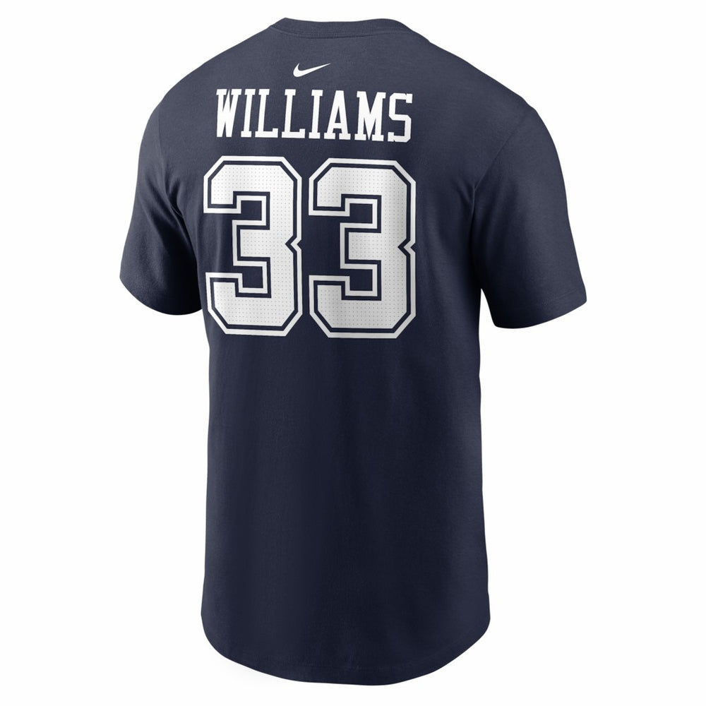 Javonte Williams Dallas Cowboys Name & Number T-Shirt - Navy | Nike outlet