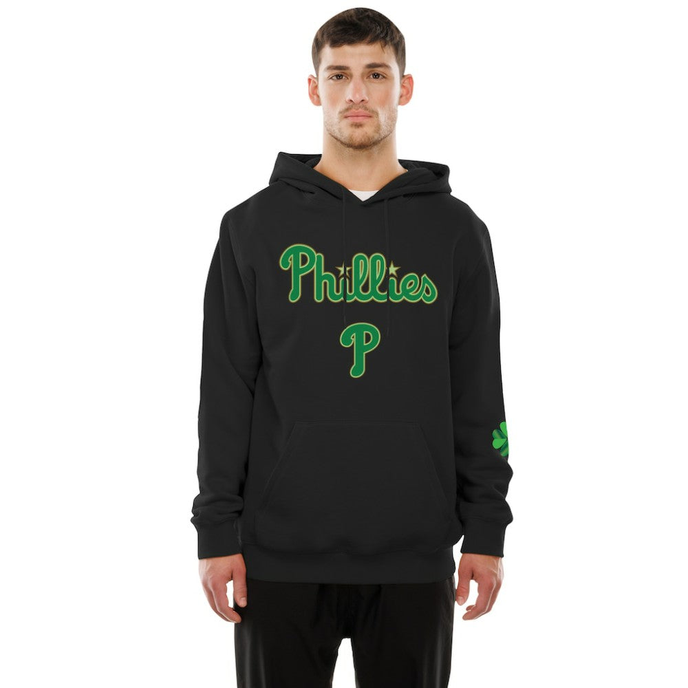 Philadelphia Phillies 2026 St. Patrick's Day Fleece Hoodie - Black | New Era