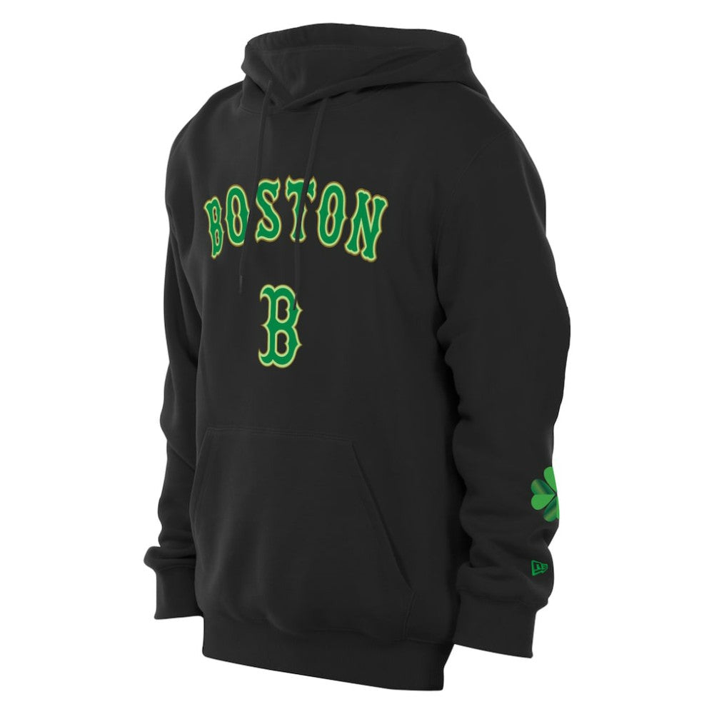 Boston Red Sox 2026 St. Patrick's Day Fleece Hoodie - Black | New Era