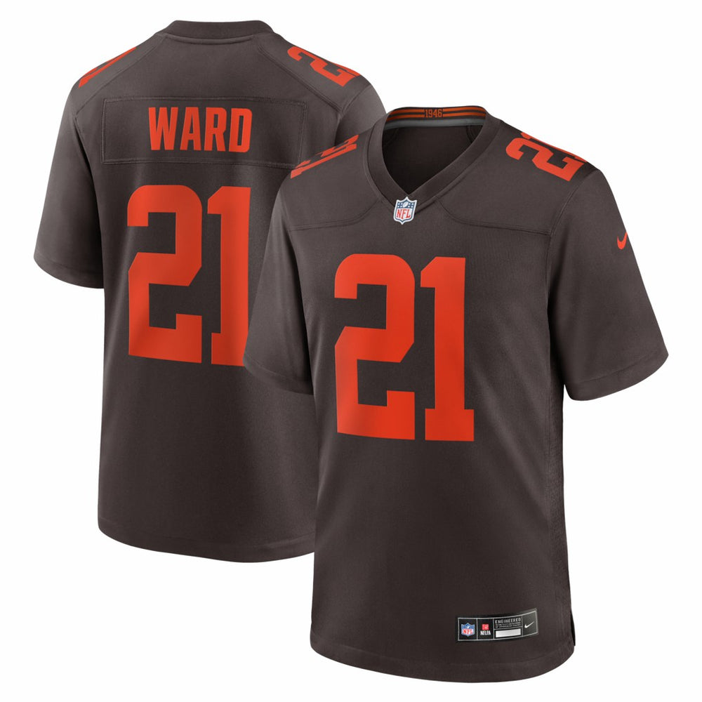Denzel Ward Cleveland Browns Alpha Dawg Game Jersey - Brown | Nike for sale