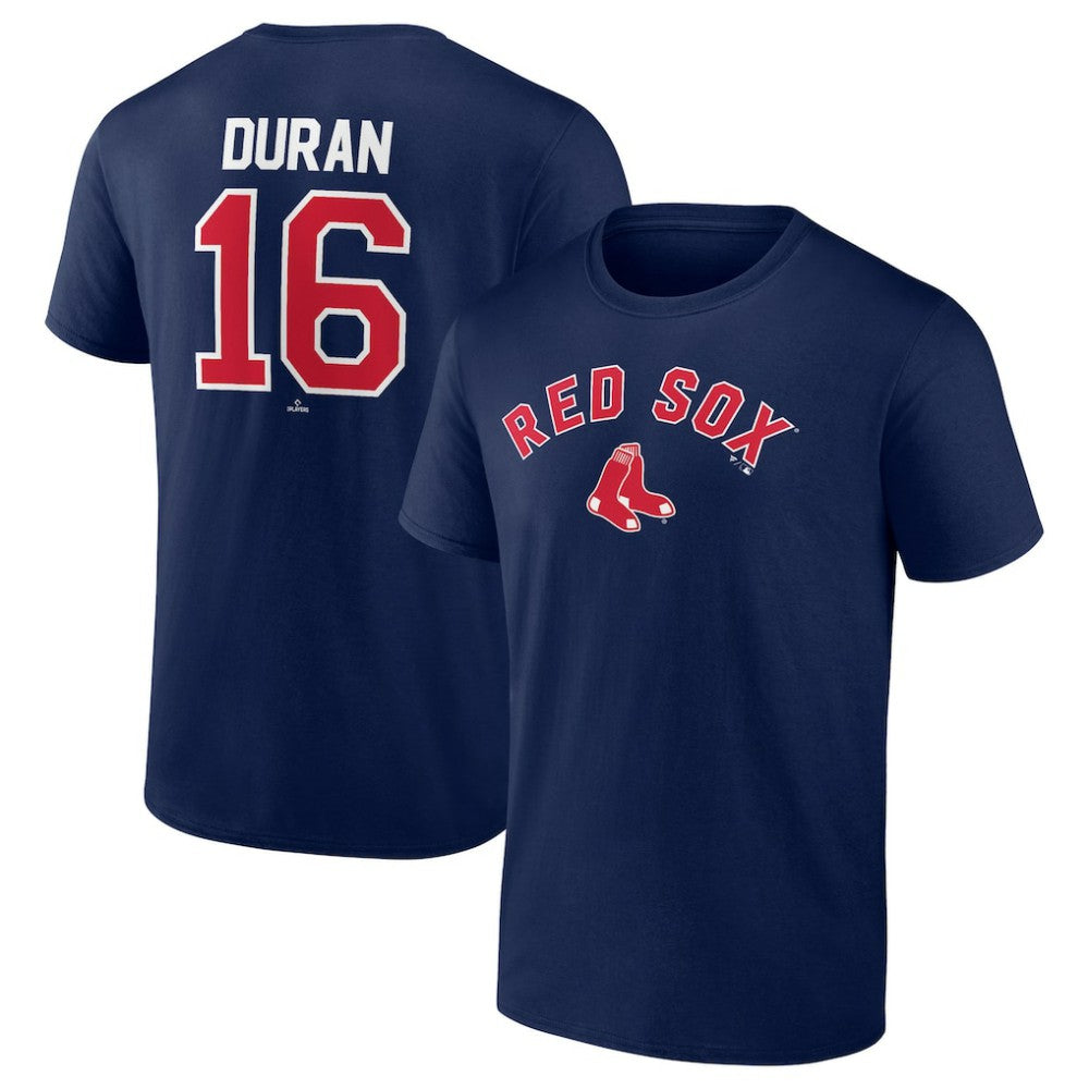 Jarren Duran Boston Red Sox Winning Streak Name & Number T-Shirt - Navy