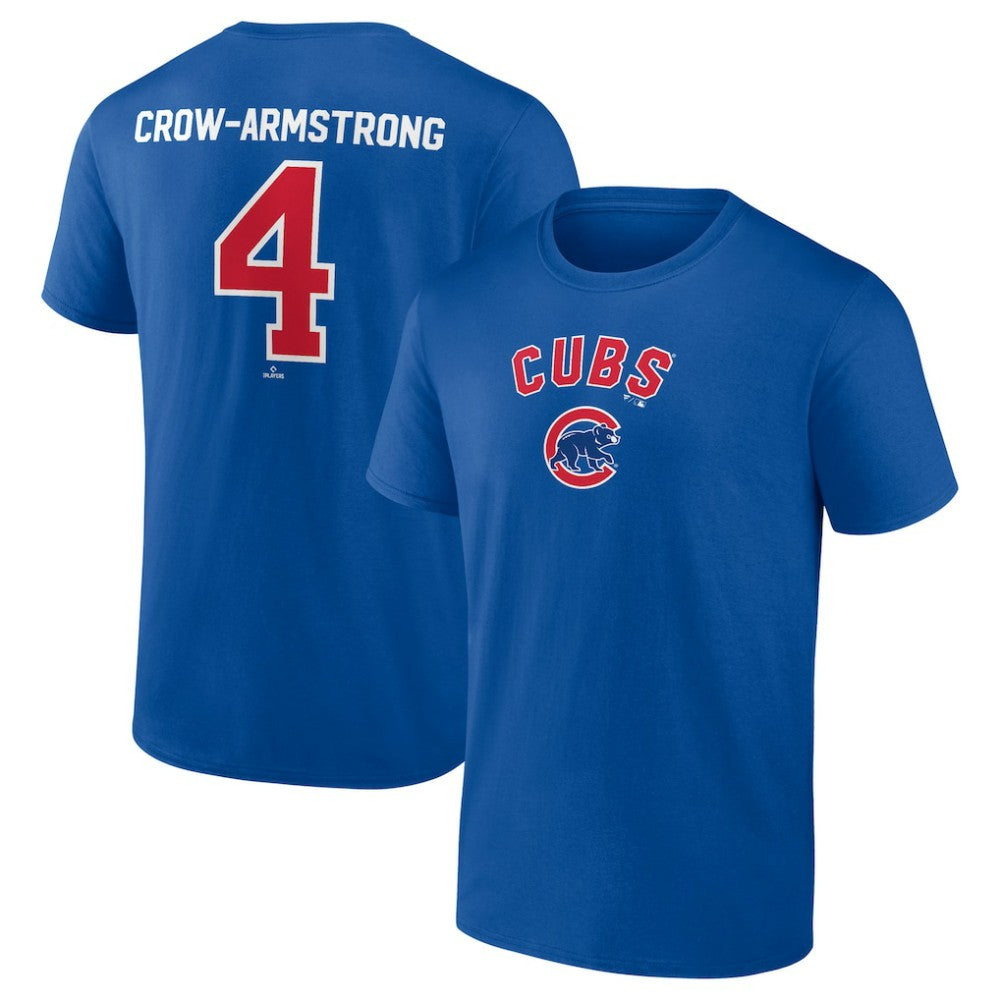 Pete Crow-Armstrong Chicago Cubs Winning Streak Name & Number T-Shirt - Royal