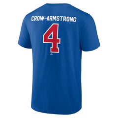 Pete Crow-Armstrong Chicago Cubs Winning Streak Name & Number T-Shirt - Royal