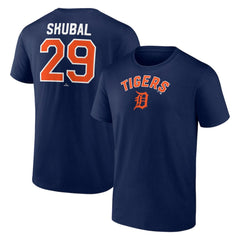 Tarik Skubal Detroit Tigers Winning Streak Name & Number T-Shirt - Navy