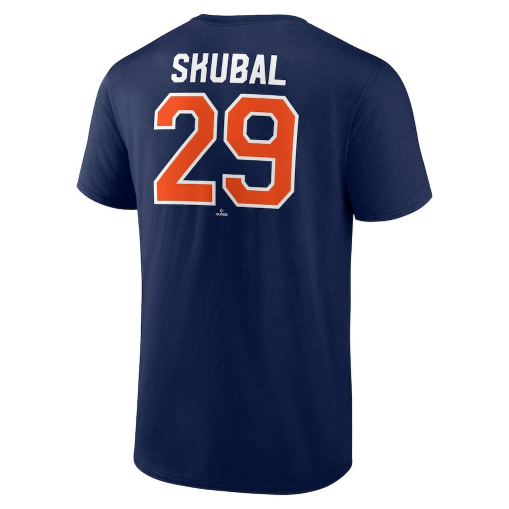 Tarik Skubal Detroit Tigers Winning Streak Name & Number T-Shirt - Navy