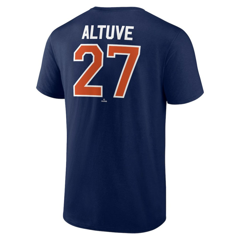 Jose Altuve Houston Astros Winning Streak Name & Number T-Shirt - Navy