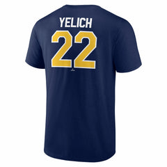 Christian Yelich Milwaukee Brewers Winning Streak Name & Number T-Shirt - Navy