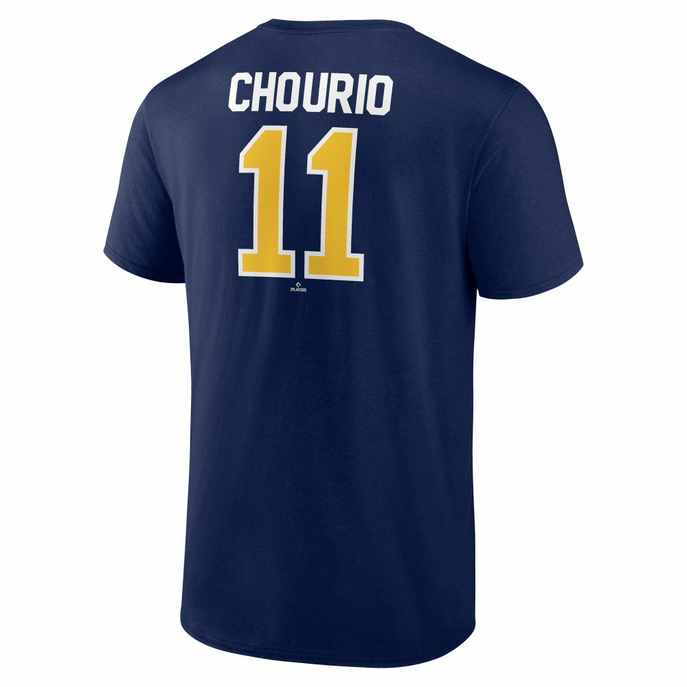 Jackson Chourio Milwaukee Brewers Winning Streak Name & Number T-Shirt - Navy