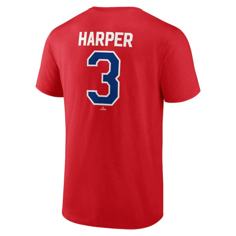 Bryce Harper Philadelphia Phillies Winning Streak Name & Number T-Shirt - Red