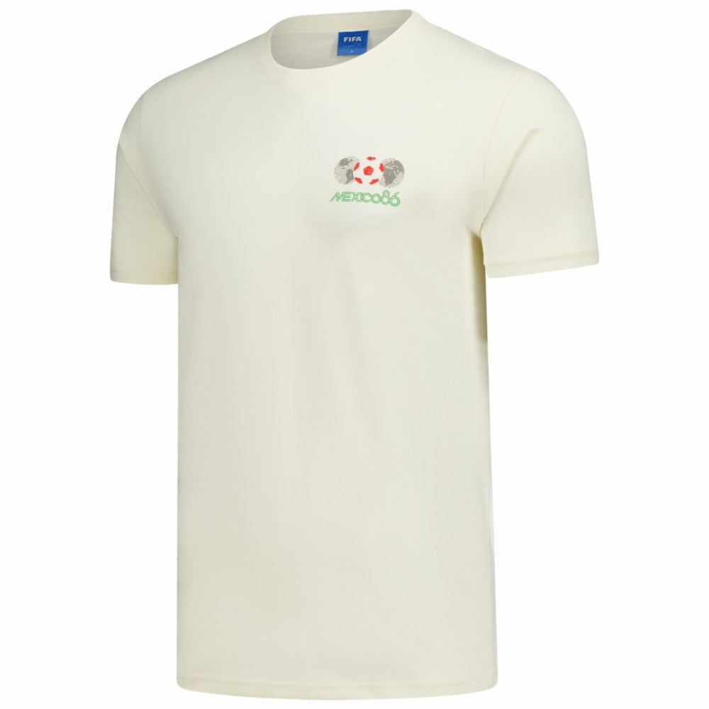 Mexico National Team Peace Collective Unisex FIFA World Cup Mexico 1986 Heavyweight T-Shirt - Cream shop