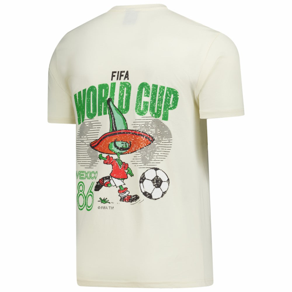 Mexico National Team Peace Collective Unisex FIFA World Cup Mexico 1986 Heavyweight T-Shirt - Cream shop
